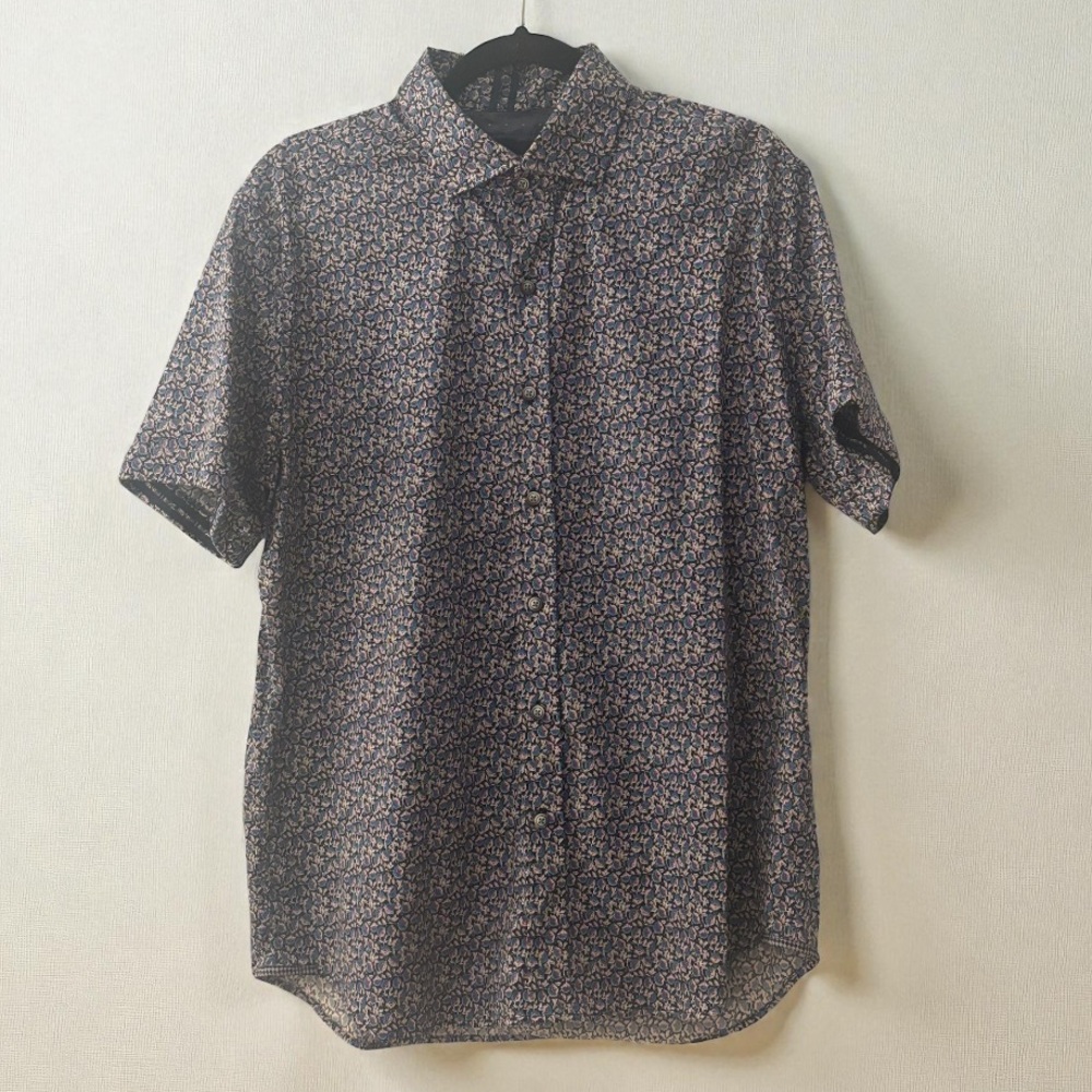 🎉Robert Graham Men's Short Sleeve Patterned Shirt. Almost NEW